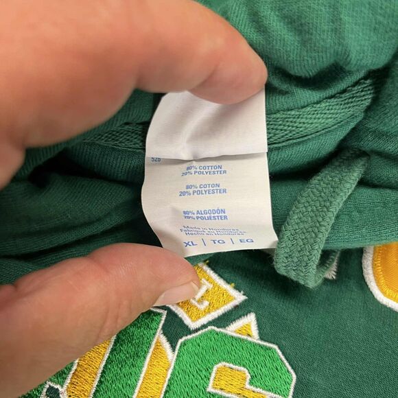 Indianapolis Firefighters Local 416 Hoodie Mens XL Green Pullover Port & Company - Picture 5 of 7